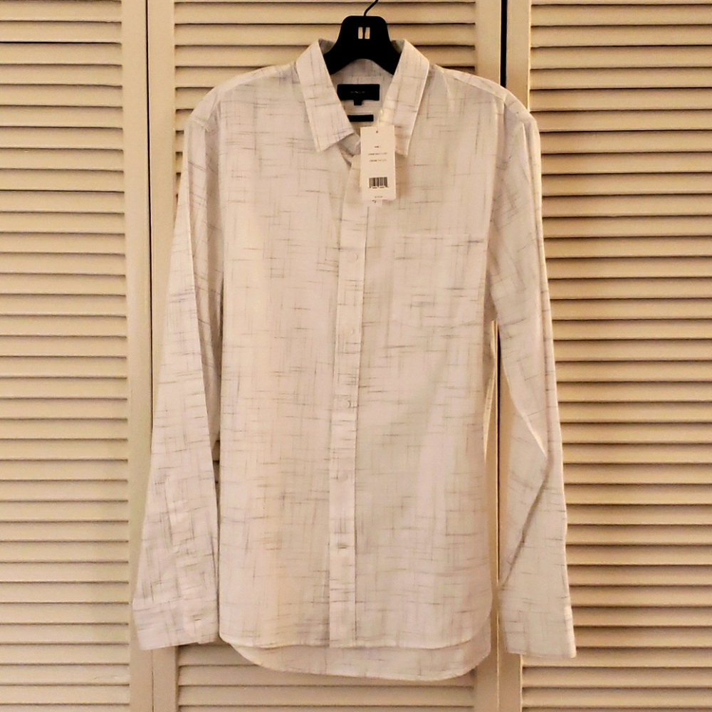 Vince brushed collared shirt